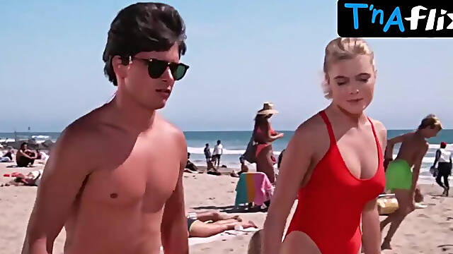 Erika Eleniak Bikini Scene in Baywatch