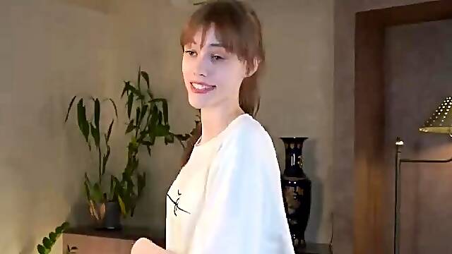 Tattooed Webcam Teen Rides Massive Toy