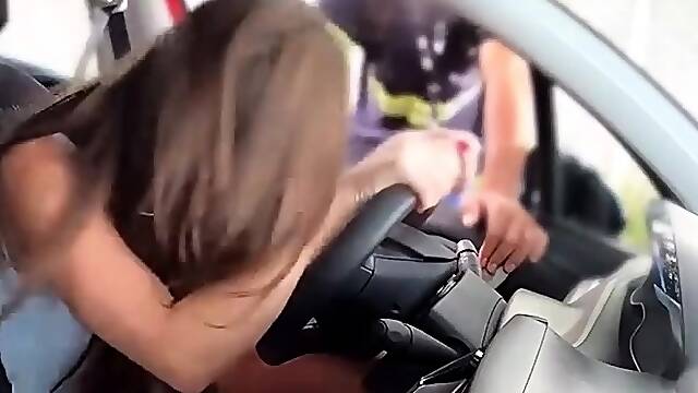 Stranger Groping Wife Ask For Directions.