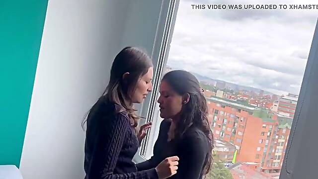 Ex-Girlfriends Lesbian Friend Fucks Scarlettandc