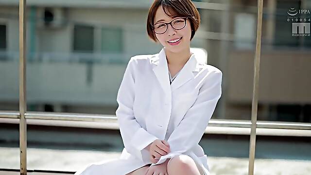 The Inside Of Her White Coat That She Only Shows Me: The Busty Nurse Seduces Me With Her Provocative Swimsuit And Creampies In A Situation Where I Absolutely Cant Make A Sound - Riho Shishido