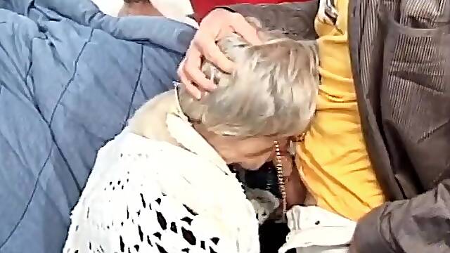 Granny Got Destroyed In Hardcore Gangbang XhahhS