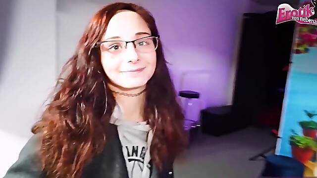 Young Brunette Slut Has A Casting In The Studio