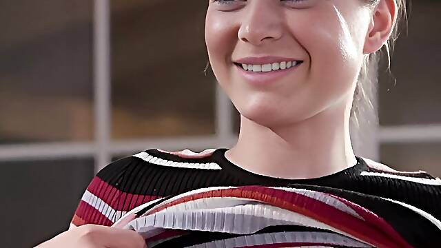 Let Lana Rhoades show you how a sensual massage should really be done. Watch her play with big natural tits and explore hairy pussy with her masseuse in this steamy lesbian scene.