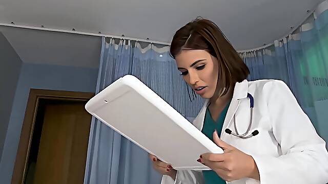 This naughty doctor will make your wildest creampie dreams come true! Watch as she strips down to her big, bouncing boobs and gets down and dirty for your viewing pleasure. HD quality makes it feel...