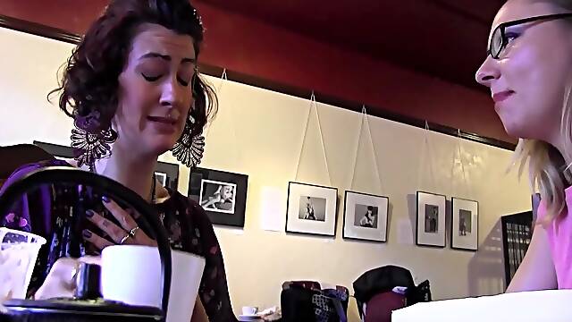 Using The Many Sex Toys They Have The Blonde And The Lesbian Milf Make Each Other Cum