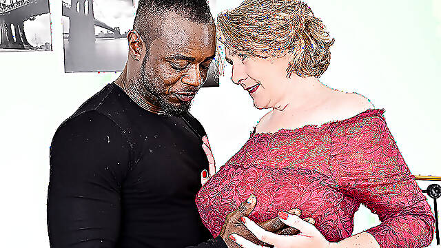Horny mature Camilla is in for a big hard black cock