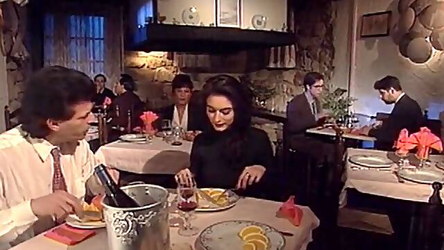 Amazingly sexy redhead retro chick does blowjob and fucks in classic doggy pose