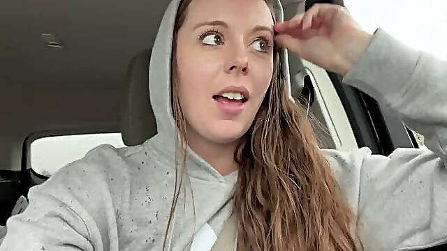 PUBLIC LUSH Ft Target AND A Starbucks Drive Thru I Was Too Horny To Stop OMG, featuring Nadia Foxx