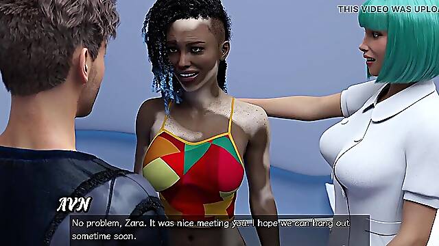 Stranded in space with hot black women on my bed