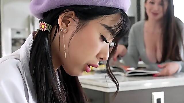 My First Asian - Alyx Star And Elle Lee