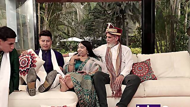 Hindu Milf Gets Fucked By Her Husbands Twins