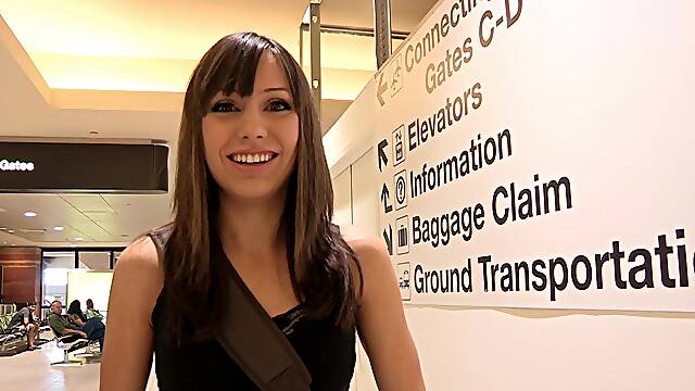 Chick Flashing Natural Tits in Public then Goes Home and Gets Naked