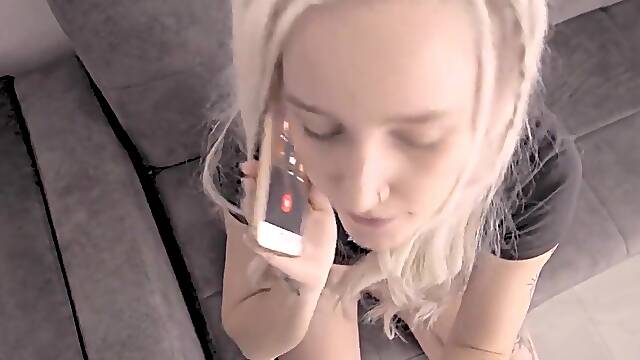 A Gal Bangs and Cheats whilst on the phone - Rhea Gingertail