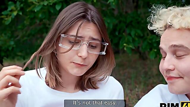 RIM4K. A shy pair tried ass drilling and hard booty slam for the 1st time