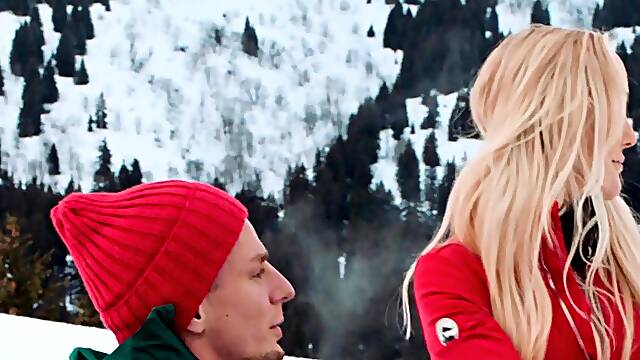 MILFY Ski Instructor Brandi Teaches Youthful Dude Recent Tricks