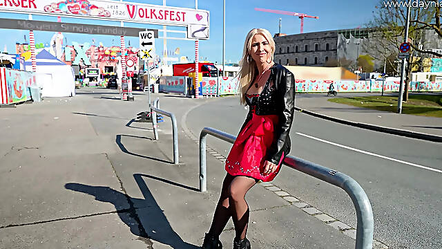 GERMAN mother Id like to fuck in DIRNDL – Outdoor AO in ALL HOLES banged + MEGA FACIAL