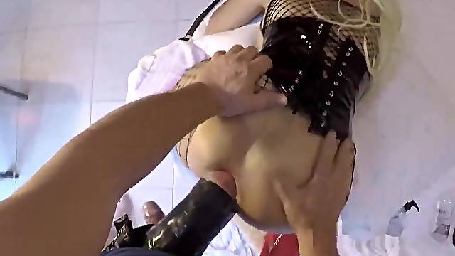 WHORE TAKES MONSTER SEX-TOY