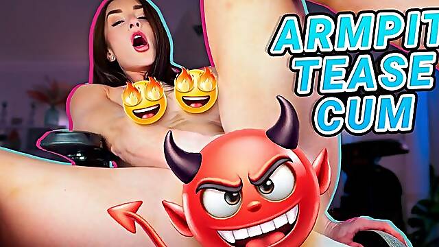 Armpit Tease Cum with Hannahjames710
