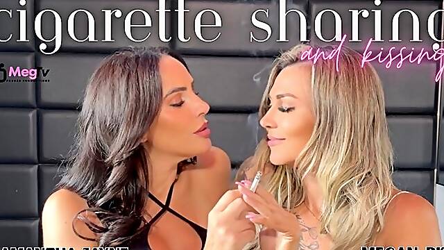 Cigarette sharing and kissing with Samantha Jayne