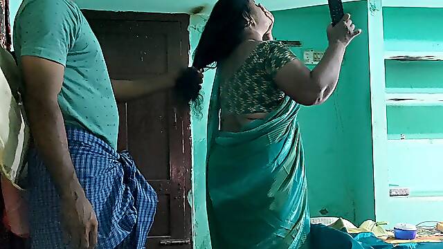 Tamil Aunty Was Watching TV Then I Had Hot Sex with Her