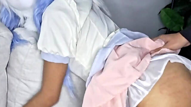 18+ Submissive Otaku with Mask Lets Herself Be Penetrated Very Hard