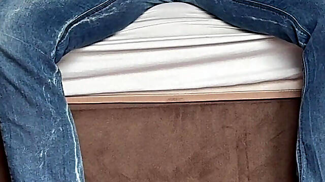 Submissive Redhead Milking Her Male on Her Knees