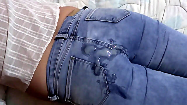 Cum in My Ass with the Jean on, My Wife Asks After Fucking My Best Friend