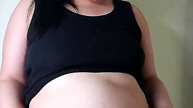 Curvy Modelling Gfe Belly Jiggle and JOI Countdown