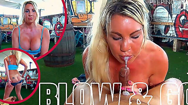 Blowjob Audition - Huge Boobs and Loves to Suck